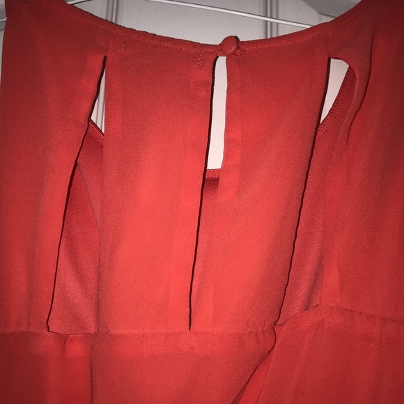 Peachy-orange dress - Picture 6 of 6